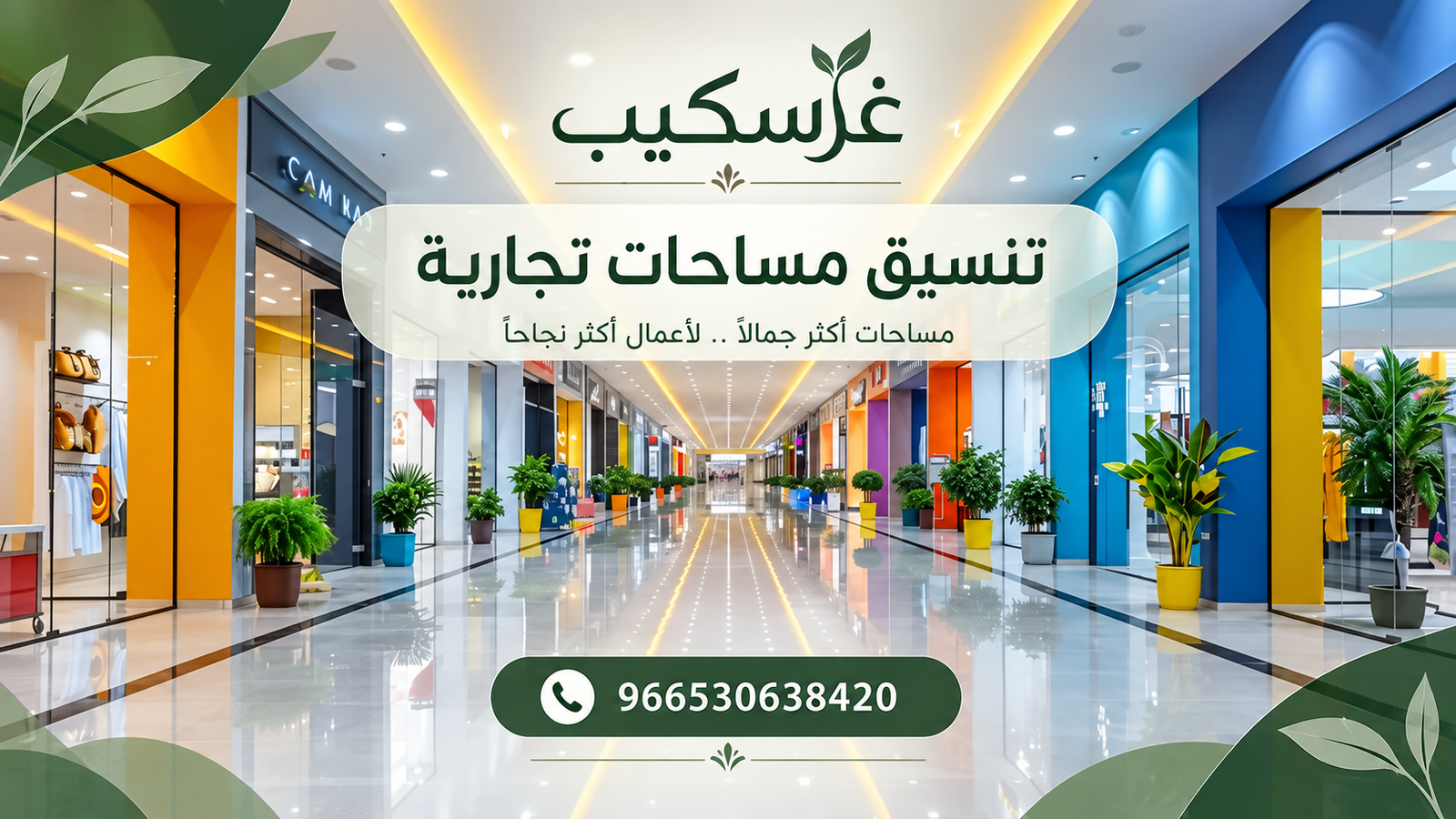 تنسيق المساحات التجارية - غرسكيب