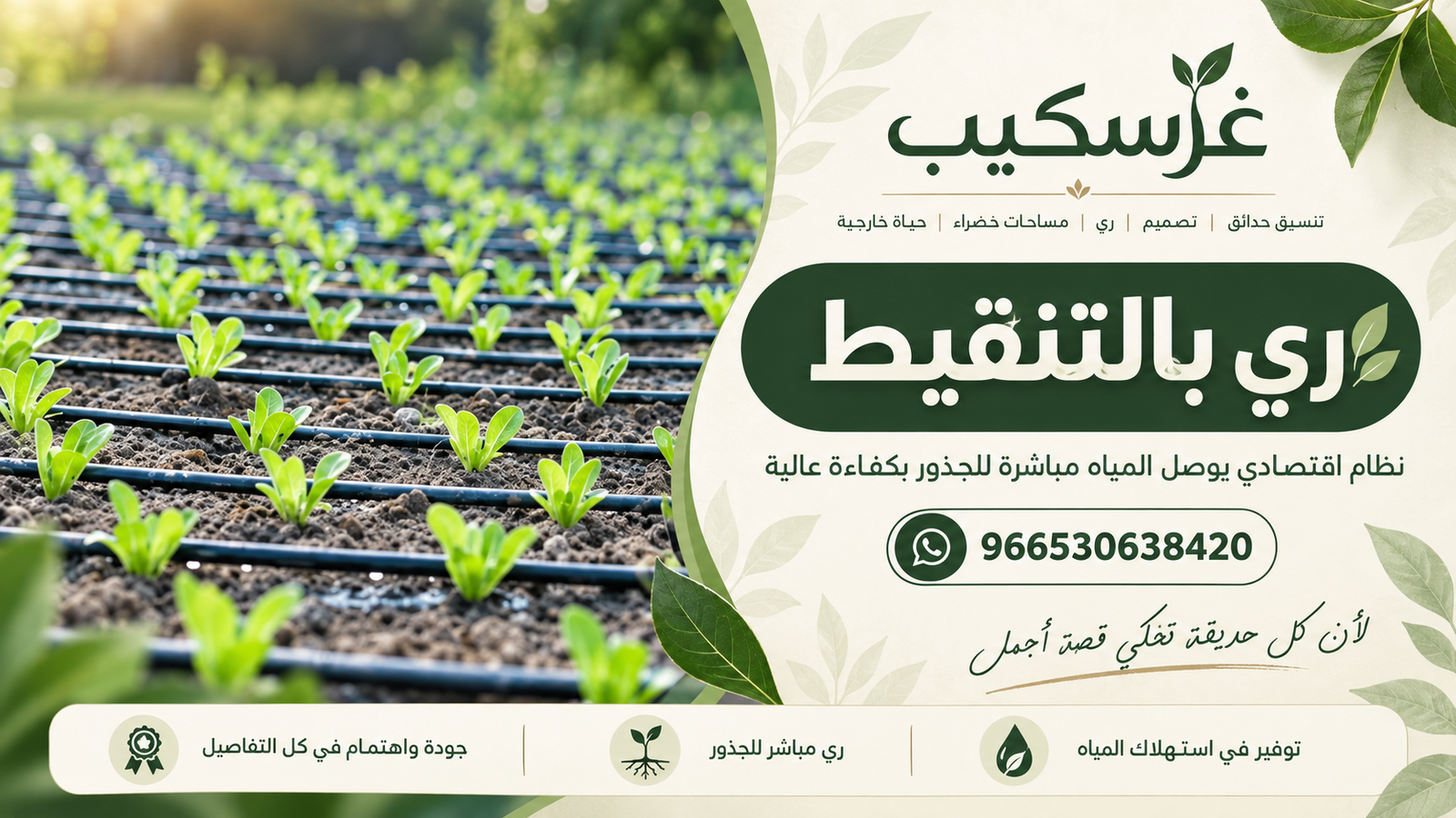 ري بالتنقيط - غرسكيب