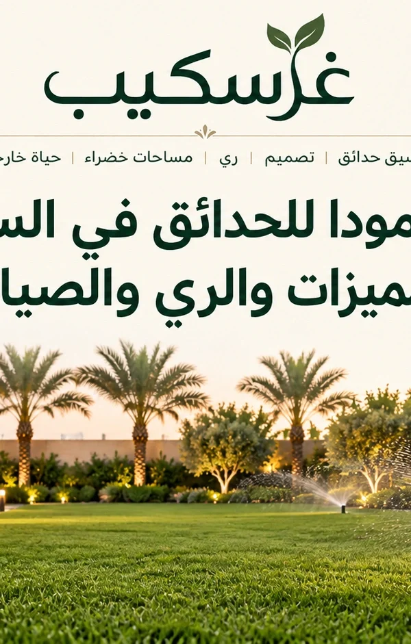 عشب برمودا للحدائق في السعودية: المميزات والري والصيانة