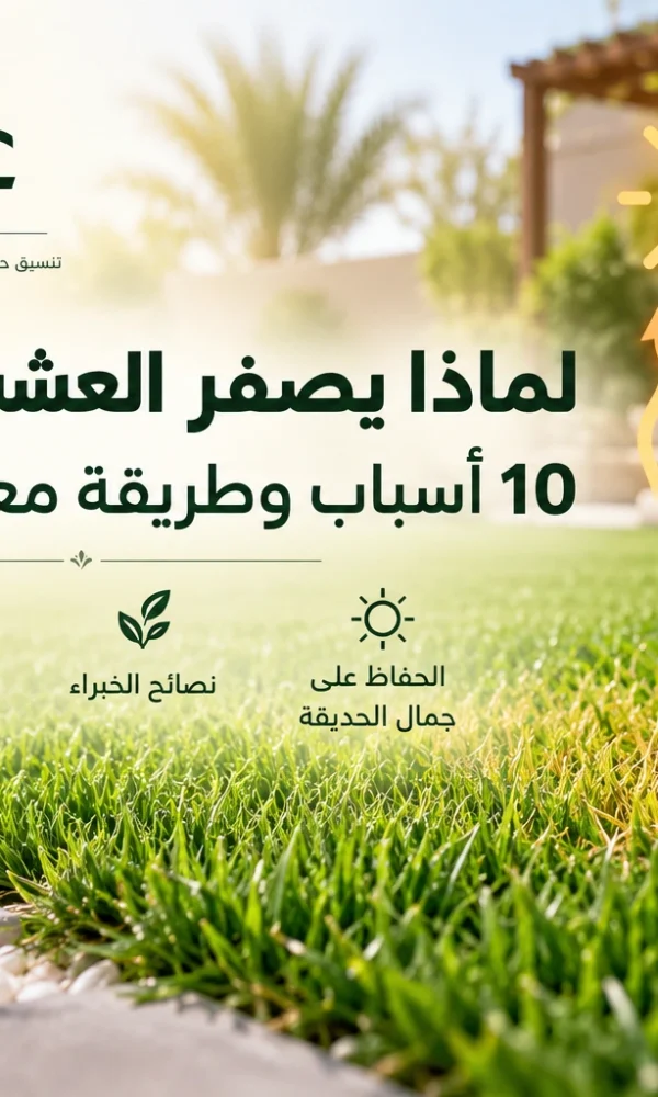 لماذا يصفر العشب الطبيعي؟ 10 أسباب وطريقة معرفة المشكلة